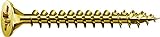 SPAX Universalschraube, 4,0 x 35 mm, 200 Stück, Kreuzschlitz Z2, Senkkopf, Vollgewinde, 4CUT, YELLOX A2L, gelb verzinkt, 1081020400353