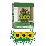 Dxcaicc Filzblumen-Pflanztasche, Sonnenblumen-Tulpen-Schönheits-Pflanztasche, Balkon-Blumenwachstums-Pflanzentasche